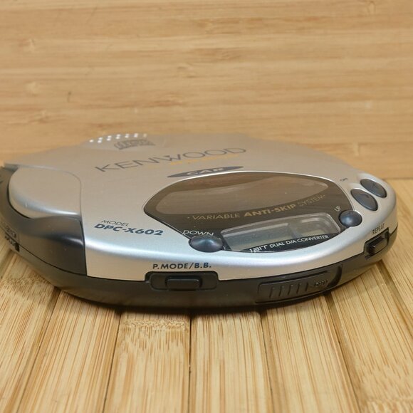 Kenwood DPC-X602 Portable CD Player, Extra Bass Boost, with Case, Silver - Picture 4 of 9